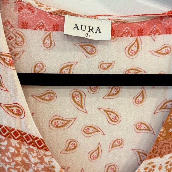 SOLD - NWT AURA Patchwork Dress - Picture 3 of 5